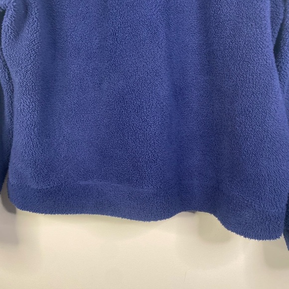 Women's Vineyard Vines Blue Pull Over Quarter Zip Cozy Sweatshirt Size Large - Picture 12 of 14